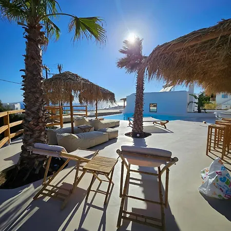 Elli Tropical Luxury Sunset-infinity Pool- Sea Side-near Center Parking Mykonos Town