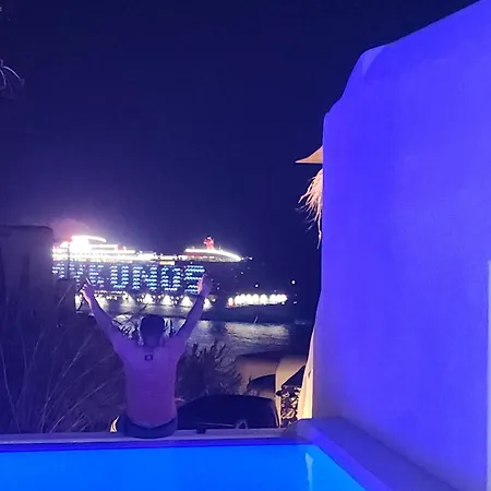 Ξενοδοχείο με διαμερίσματα Elli Tropical Luxury Sunset-infinity Pool- Sea Side-near Center Parking Mykonos Town