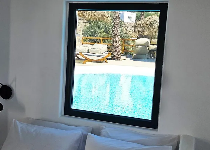 Aparthotel Elli Tropical Luxury Sunset-infinity Pool- Sea Side-near Center Parking Mykonos Town