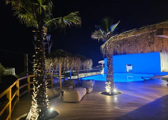 Elli Tropical Luxury Sunset-infinity Pool- Sea Side-near Center Parking Aparthotel