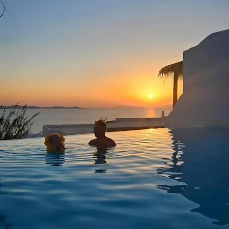 Elli Tropical Luxury Sunset-infinity Pool- Sea Side-near Center Parking شقة فندقية 4*