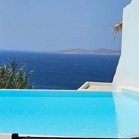 Elli Tropical Luxury Sunset-infinity Pool- Sea Side-near Center Parking Aparthotel Mykonos Town