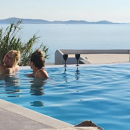 شقة فندقية Elli Tropical Luxury Sunset-infinity Pool- Sea Side-near Center Parking Mykonos Town