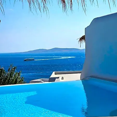 Appart hôtel Elli Tropical Luxury Sunset-infinity Pool- Sea Side-near Center Parking Mykonos Town