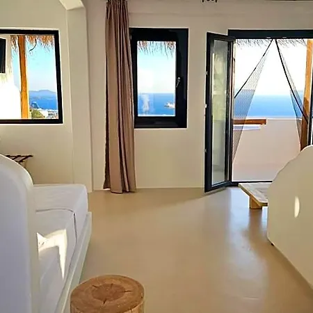 Lägenhetshotell Elli Tropical Luxury Sunset-infinity Pool- Sea Side-near Center Parking Mykonos Town