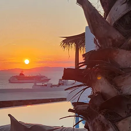 Elli Tropical Luxury Sunset-infinity Pool- Sea Side-near Center Parking Aparthotel