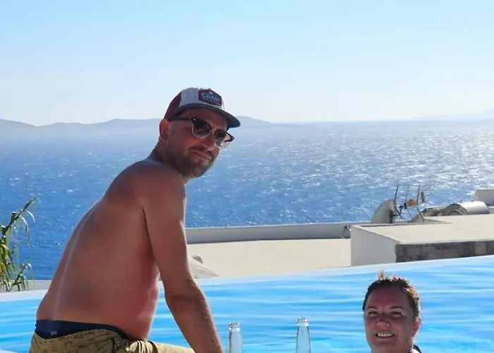 Ξενοδοχείο με διαμερίσματα Elli Tropical Luxury Sunset-infinity Pool- Sea Side-near Center Parking Mykonos Town