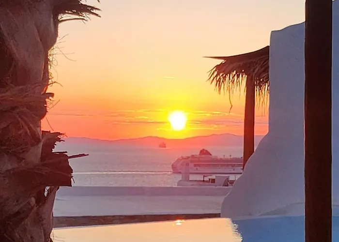 Elli Tropical Luxury Sunset-infinity Pool- Sea Side-near Center Parking Ξενοδοχείο με διαμερίσματα