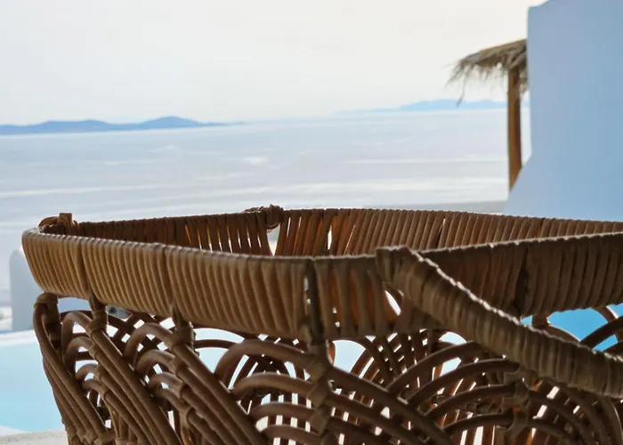 Elli Tropical Luxury Sunset-infinity Pool- Sea Side-near Center Parking Mykonos Town